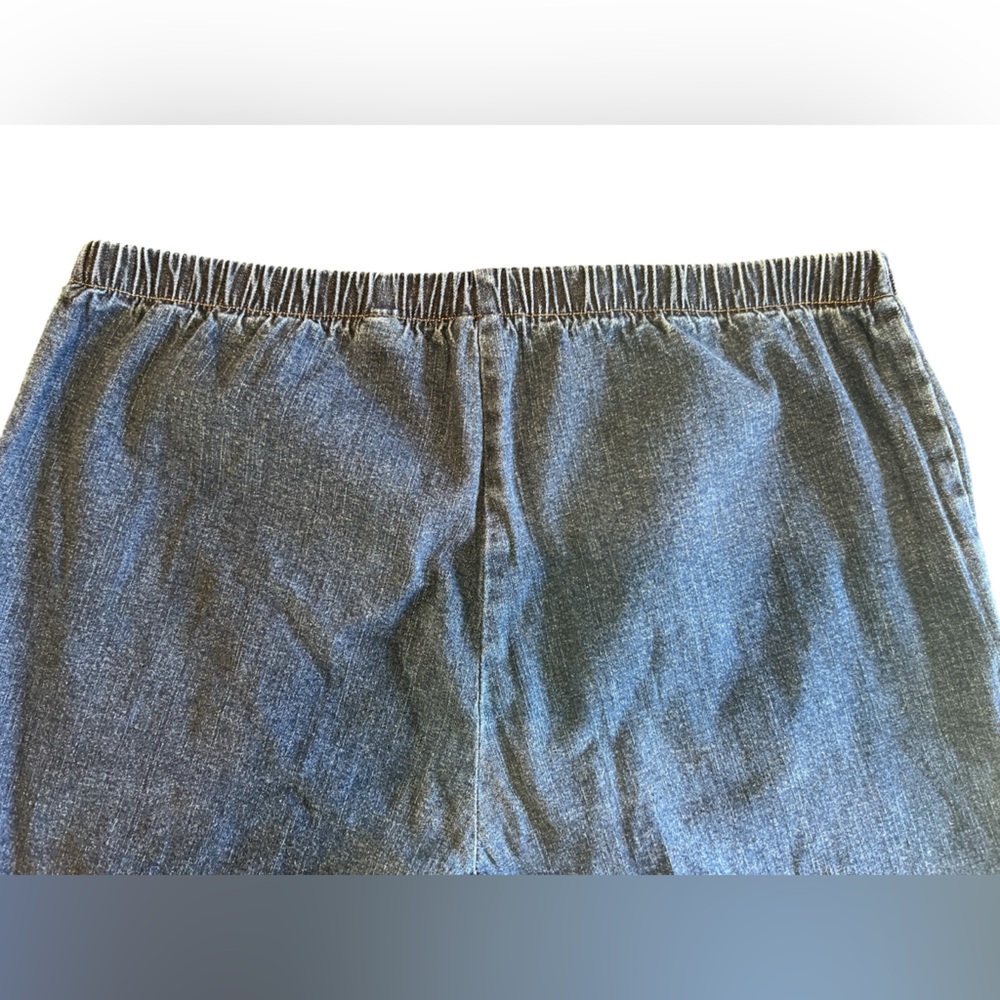 Just My Size Classic Stretch Denim Pull-On Pants - Picture 4 of 7